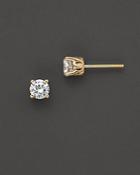 Diamond Stud Earrings In 14k Yellow Gold 1.0 Ct. T.w. - 100% Exclusive