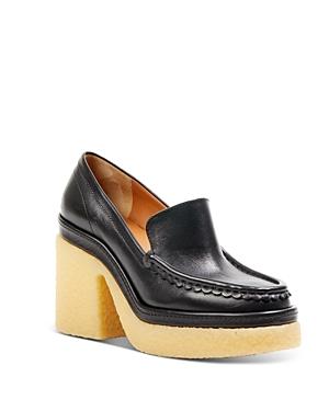 Chloe Women's Jamie Leather Loafer Pumps