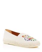 Kenzo Women's Classic Tiger-embroidered Espadrille Flats