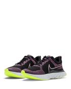Nike Women's React Infinity Run Flyknit 2 Purple & Black Sneakers