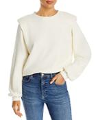 Mother The Push & Shove Shoulder Pad Sweatshirt