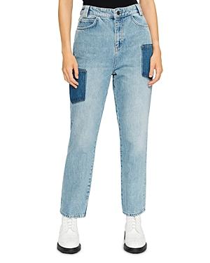 Ted Baker Urbis Boyfriend Jeans In Mid Blue