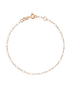 Gigi Clozeau 18k Rose Gold Classic Gigi Resin Bead Bracelet