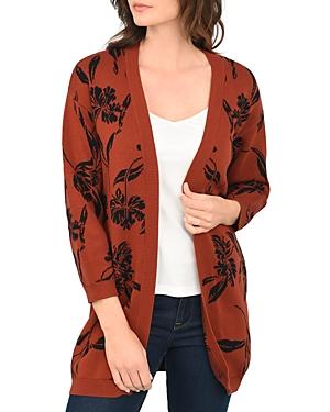 Daniel Rainn Cotton Open Front Knit Cardigan