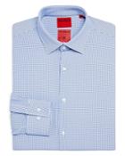 Hugo Kenno Diamond Grid Slim Fit Dress Shirt