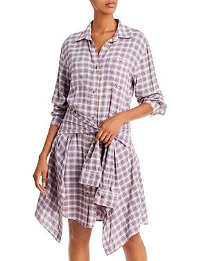 Derek Lam 10 Crosby Impala Tie Waist Shirt Dress