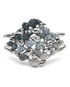 Alexis Bittar Crystal Encrusted Ombre Paisley Cuff Bracelet