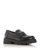 Steve Madden Women's Lawrence Lug Sole Platform Penny Loafers