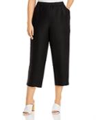 Eileen Fisher Plus Cropped Pull-on Pants