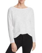 Eileen Fisher Petites Grid-textured Boatneck Sweater