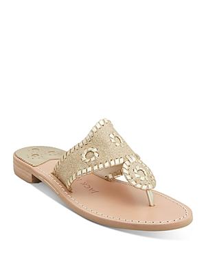 Jack Rogers Women's Jacks Glitter Flat Sandals
