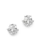 Bloomingdale's Diamond 6-stone Stud Earrings In 14k White Gold, 1.0 Ct. T.w. - 100% Exclusive