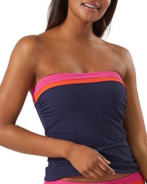 Tommy Bahama Island Cays Color Block Bandeau Tankini Top