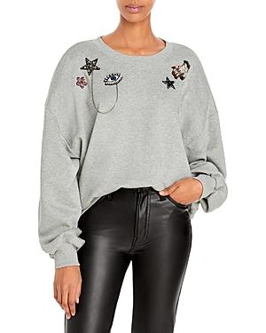 Cinq A Sept Blaire Patch Sweatshirt