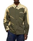 Diesel S-bunnell Painted Regular Fit Button Down Shirt