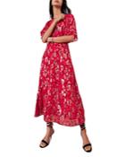 Ba & Sh Rouge Metallic Print Tee Dress