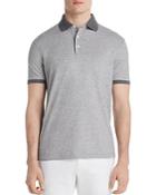 Dylan Gray Contrast-trimmed Pique Classic Fit Polo Shirt - 100% Exclusive