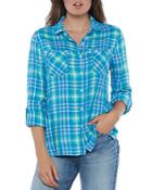 Billy T Plaid Button Up Shirt