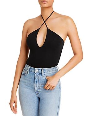 Bardot Slinky Halter Bodysuit