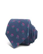 Thomas Pink Pimm Flower Woven Classic Tie