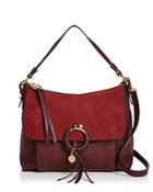 See By Chloe Joan Medium Suede And Leather Shoulder Bag