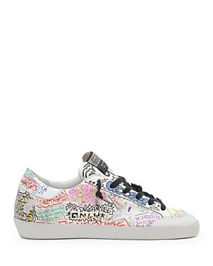 Golden Goose Deluxe Brand Women's Super-star Graffiti Low Top Sneakers