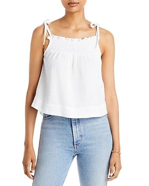 Aqua Gauze Smocked Camisole Top - 100% Exclusive