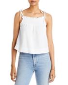 Aqua Gauze Smocked Camisole Top - 100% Exclusive