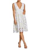 Dress The Population Rita Fit-and-flare Lace Dress