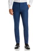 Hugo Hesten Blue Sharkskin Extra Slim Fit Suit Pants