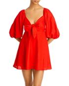 Charlie Holiday Sonny Knot Front Mini Dress