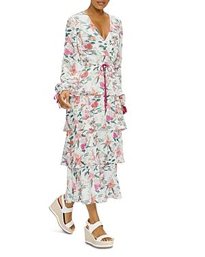 Ted Baker Metropolis Printed Tiered Midi Dress