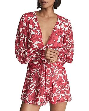 Reiss Floral Print Romper