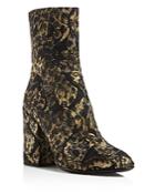 Ash Flora Embroidered Block Heel Booties - 100% Exclusive