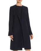 Lafayette 148 New York Russo Textured Wool Long Jacket