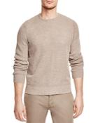 The Men's Store At Bloomingdale's Linen Textured Crewneck Sweater