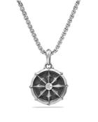David Yurman Dharma Wheel Amulet With Diamonds