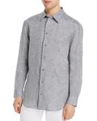 Emporio Armani Long-sleeve Flax Regular Fit Sports Shirt