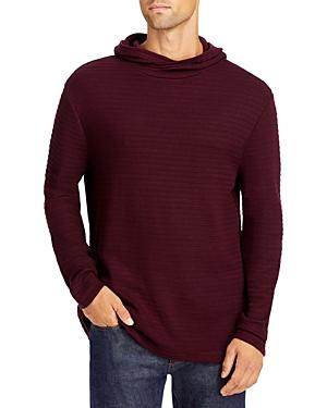 Karl Lagerfeld Paris Ribbed Sweater Hoodie
