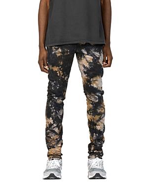 Purple Brand P001 Slim Fit Tie Dye Jeans In F. Black C