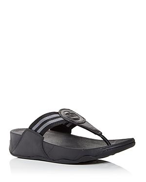 Fitflop Women's Walkstar Leather Toe Post Sandals