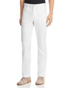Emporio Armani Straight Fit Five-pocket Jeans In White
