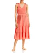 Aqua Tie Strap Midi Dress - 100% Exclusive