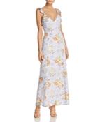 Sadie & Sage Floral-print Crisscross Back Maxi Dress - 100% Exclusive