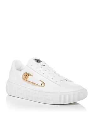 Versace Safety Pin Low Top Sneakers