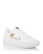 Versace Safety Pin Low Top Sneakers