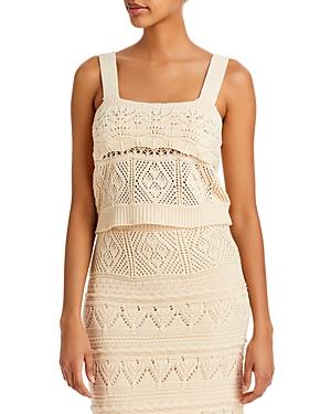Lucy Paris Kirana Crochet Top