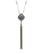 Sorrelli Freesia Chain Tassel Pendant Necklace, 30