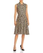 Nanette Lepore Leopard Print Sleeveless Pintuck Dress (77% Off) Comparable Value $128