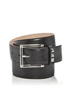 Valentino Garavani Men's Studded Buckle Leather Belt